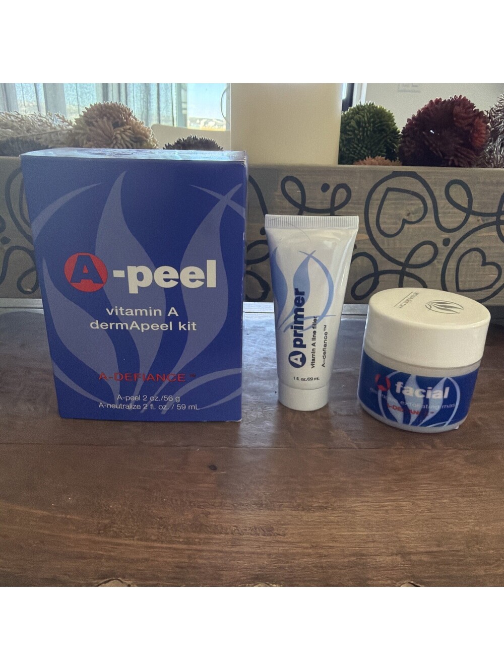 Serious Skin Care A-peel Vitamin A dermApeel kit.   A Primer And A Facial.